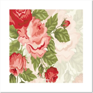 Beautiful pink and red roses : ) Posters and Art